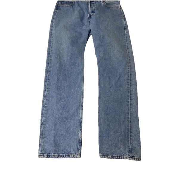 Vintage Levi’s 501 Button Fly Denim Jeans Size 33/31 Made In The USA - Picture 3 of 7